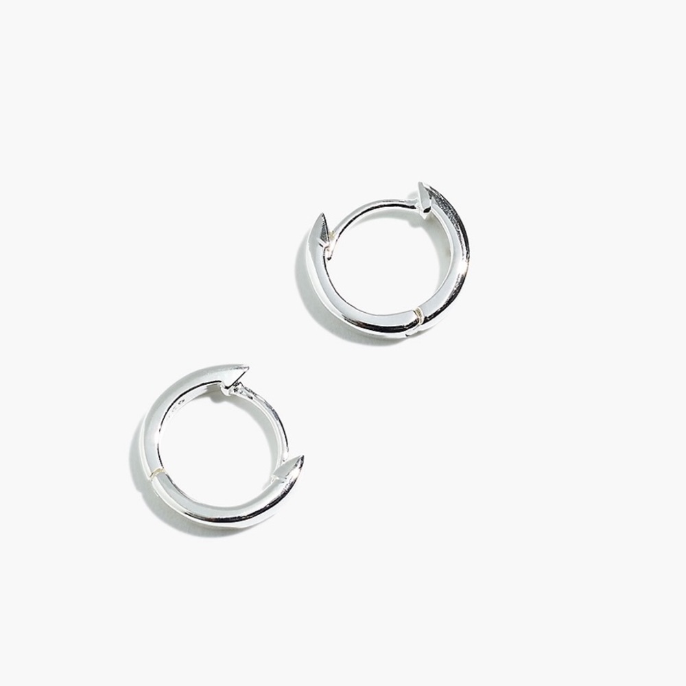 Madewell delicate collection Demi-fine huggie mini hoop earring